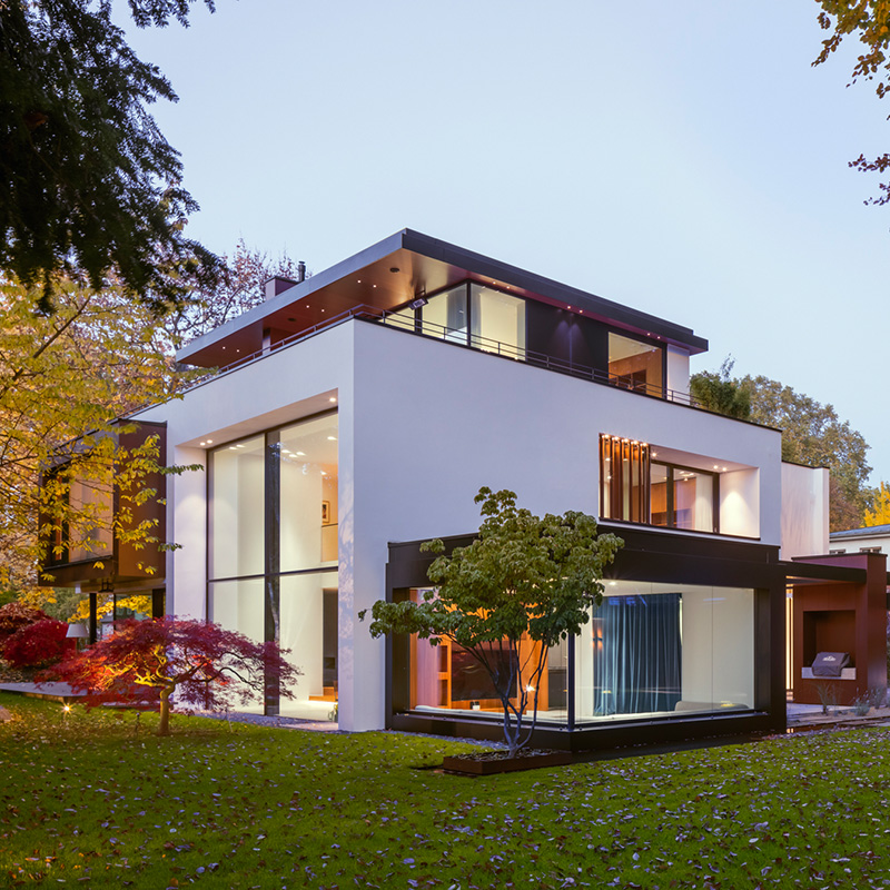 Beispielbild für die Leistungen "Fenster, Türen und Fassaden"